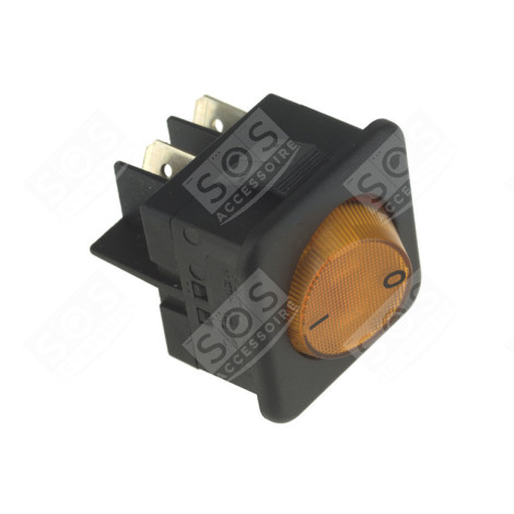 INTERRUPTEUR 4 CONTACTS 25X25 MM ROUGE DIVERS PETIT MÉNAGER - 5039815116