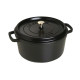 COCOTTE RONDE - 28CM - NOIR USTENSILE DE CUISINE - 1102825