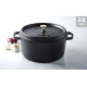 COCOTTE RONDE - 28CM - NOIR USTENSILE DE CUISINE - 1102825
