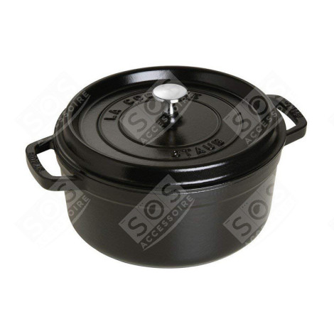 COCOTTE RONDE - 24CM - NOIR USTENSILE DE CUISINE - 1102425