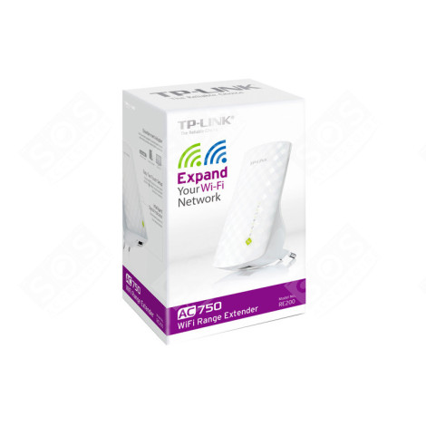 TP-LINK RE200 - WIRELESS NETWORK EXTENDER - 802.11B/G/N/AC - DUAL BAND - 750MBPS INFORMATIQUE - TPLRE200