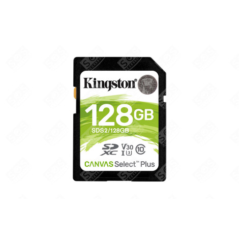 KINGSTON TECHNOLOGY CANVAS SELECT PLUS FLASHGEHEUGEN 128 GB SDXC UHS-I KLASSE 10 INFORMATIQUE - KSTSDS2128GB