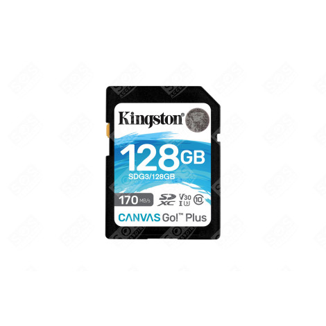 KINGSTON CANVAS GO! PLUS FLASH MEMORY 128 GB SD 170MB/S UHS-I KLASSE 10 INFORMATIQUE - KSTSDG3128GB
