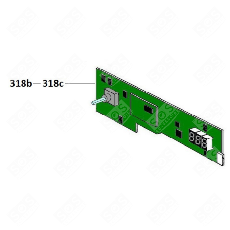 MODULE DE COMMANDE (REPÈRE 318B) SÈCHE-LINGE - 70026857