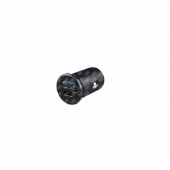Chargeur voiture 38w usb-a + usb-c noir
