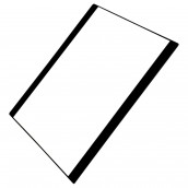 Vitre de porte d'origine           -               408X309,1 mm