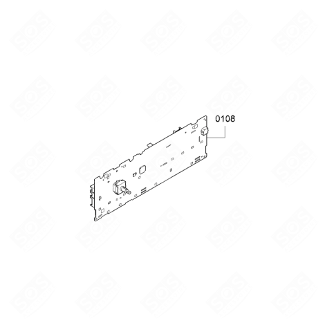 MODULE ÉLÉMENT DE COMMANDE PROGRAMMÉ D'ORIGINE MACHINE À LAVER, LAVE-LINGE - 11022400
