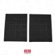 LOT DE 2 FILTRES CHARBON 235 X 192 X 15 MM AFFCAF16 AIRFORCE HOTTE - AIRFORCE AFFCAF16