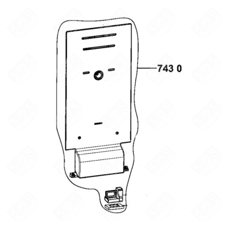 MULTIFLOW 1 89M TNF X3GEN D'ORIGINE FRIGO, RÉFRIGÉRATEUR, CONGÉLATEUR - C00849937