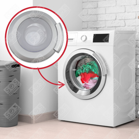 HUBLOT COMPLET COMPATIBLE (EN PLEXIGLAS) MACHINE À LAVER, LAVE-LINGE - 00704287, 00704288