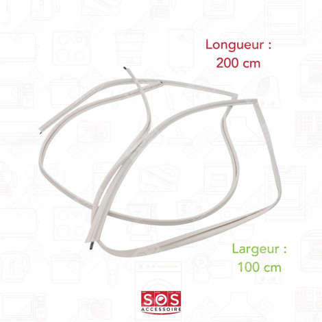 JOINT DE PORTE UNIVERSEL 2000 X1000MM FRIGO, RÉFRIGÉRATEUR, CONGÉLATEUR - 1000025441-000