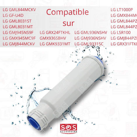 FILTRE À EAU CLARIS TZ60003 CAFETIÈRE, MACHINE À CAFÉ - 00461732, 9000849514