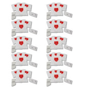 Lot de 10 boîtes de 4 sacs à poussière synthétiques FJM compatibles