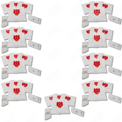 LOT DE 9 BOÎTES DE 4 SACS À POUSSIÈRE SYNTHÉTIQUES FJM COMPATIBLES ASPIRATEUR - 9917710