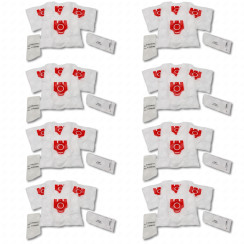 Lot de 8 boîtes de 4 sacs à poussière synthétiques FJM compatibles