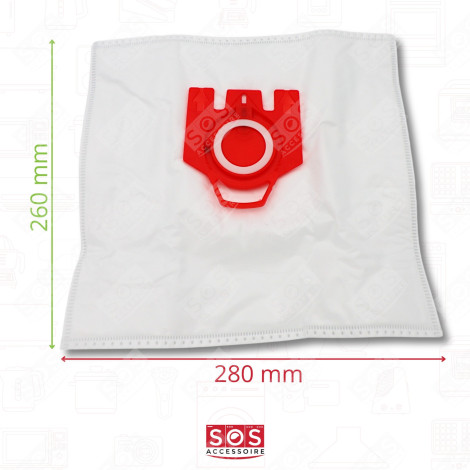 LOT DE 4 BOÎTES DE 4 SACS À POUSSIÈRE SYNTHÉTIQUES FJM COMPATIBLES