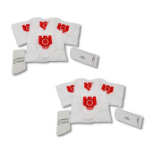 Lot de 2 boîtes de 4 sacs à poussière synthétiques FJM compatibles