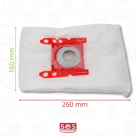 LOT DE 10 BOÎTES DE 4 SACS TYPE G 270 X 60 MM ASPIRATEUR - 00576334,17000940