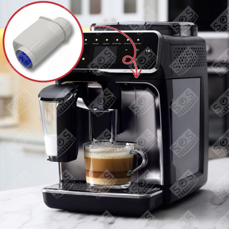 LOT DE 6 CARTOUCHES FILTRES À EAU BRITA INTENZA CAFETIÈRE, MACHINE À CAFÉ - 00575491, 17000705