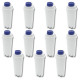LOT DE 11 FILTRES ADOUCISSEURS D'EAU MODÈLES ECAM CAFETIÈRE, MACHINE À CAFÉ - 5513292811