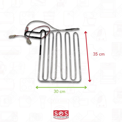 RESISTANCE DE DÉGIVRAGE  300 X 350 X 20 MM FRIGO, RÉFRIGÉRATEUR, CONGÉLATEUR - DA81-01691A