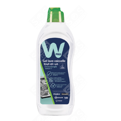 GEL 3 EN 1 WPRO D'ORIGINE LAVE-VAISSELLE - 484010678152, GEL753