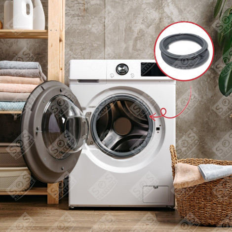 JOINT DE HUBLOT (MANCHETTE) AVEC RETOUR A LA CUVE TROU DE VIDANGE OUVERT - 2 TROUS OUVERT