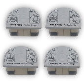 Lot de quatre cartouches anti-calcaire