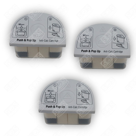 LOT DE TROIS CARTOUCHES ANTI-CALCAIRE CENTRALE VAPEUR, FER À REPASSER - 9178005731, 9178020181
