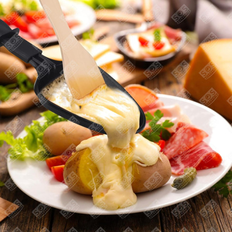 LOT DE 6 COUPELLES À RACLETTE