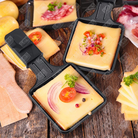 LOT DE 9 COUPELLES À RACLETTE