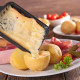 LOT DE 9 COUPELLES À RACLETTE