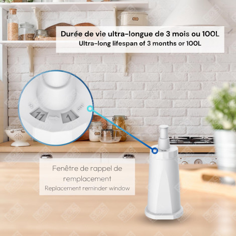 LOT DE 3 FILTRES À EAU SUISSE SAGE, CLAROSWISS BES008 CAFETIÈRE, MACHINE À CAFÉ - BES008, AS211011