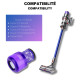 LOT DE 2 FILTRES HEPA COMPATIBLE V11 V12 V15 AVEC BROSSE DE NETTOYAGE ASPIRATEUR - 970013-02, 970013-02