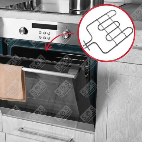 RÉSISTANCE SOLE 1530W FOUR, CUISINIÈRE - 44003315