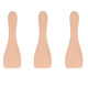 LOT DE 3 PELLES EN BOIS POUR POÊLON, SPATULES RACLETTE  RACLETTE, GRIL, WOK - AS306003