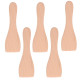 LOT DE 5 PELLES EN BOIS POUR POÊLON, SPATULES RACLETTE 