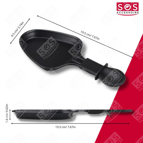 COUPELLE À RACLETTE ET PELLE EN BOIS POUR POÊLON, SPATULE RACLETTE 