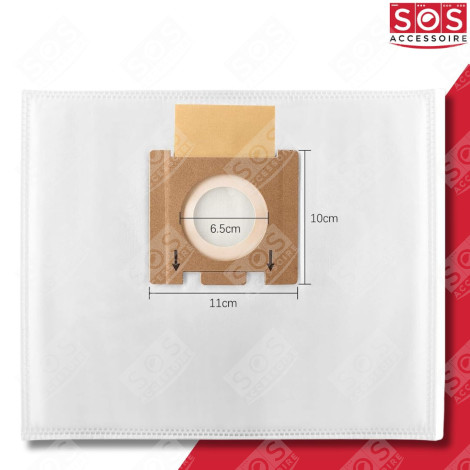 LOT DE 10 BOÎTES DE 4 SACS MICROFIBRE H81 ASPIRATEUR - 35601865