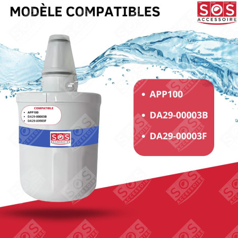 LOT DE 7 FILTRES À EAU AQUAPURE / APP100 FRIGO, RÉFRIGÉRATEUR, CONGÉLATEUR - 484000000513, DA29-00003G