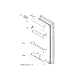 Porte (Partie réfrigérateur, repère 305)