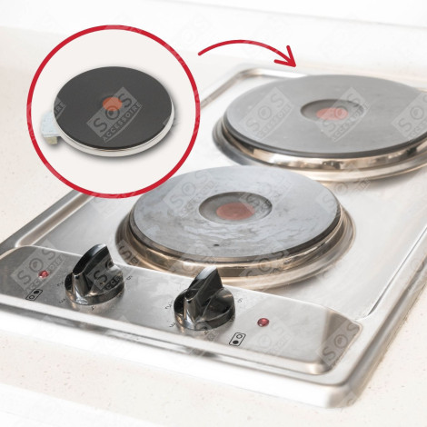 PLAQUE ÉLECTRIQUE 1500W 145 MM PLAQUE DE CUISSON - 93638013, C00525915