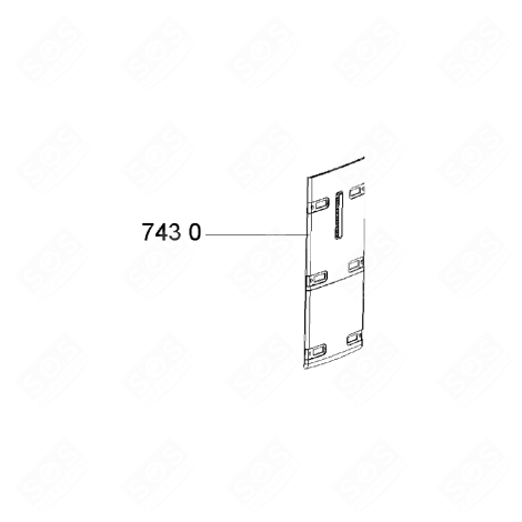 CACHE FRIGO, RÉFRIGÉRATEUR, CONGÉLATEUR - 481244079246