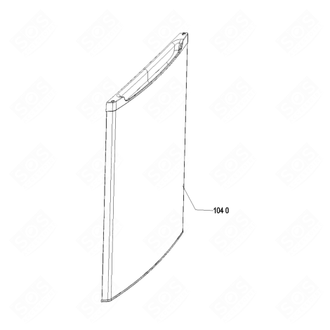 PORTE REFRIGERATEUR IS/MG FRIGO, RÉFRIGÉRATEUR, CONGÉLATEUR - 481010589458