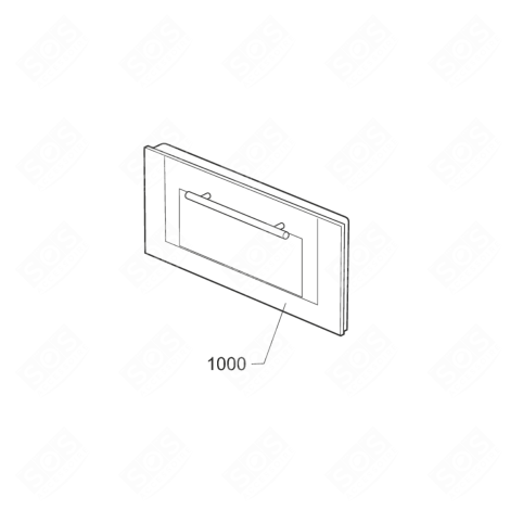 PORTE ASS. IXL WP C+ MIRR MIDI FOUR MICRO-ONDES - 481010561109