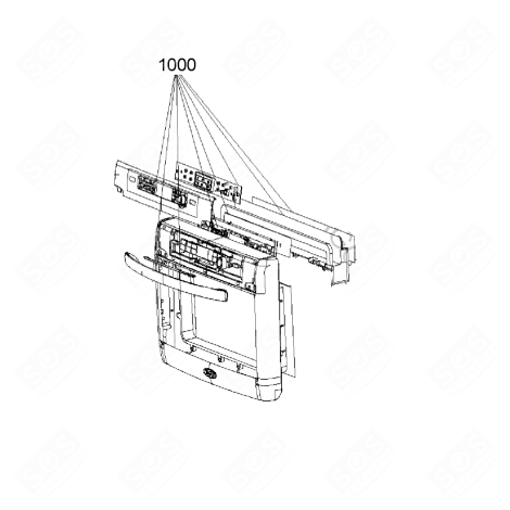 PORTE ASS. WITH DISPLAY SL FOUR MICRO-ONDES - 480120100188