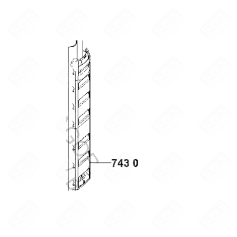 CACHE FRIGO, RÉFRIGÉRATEUR, CONGÉLATEUR - 480132103293