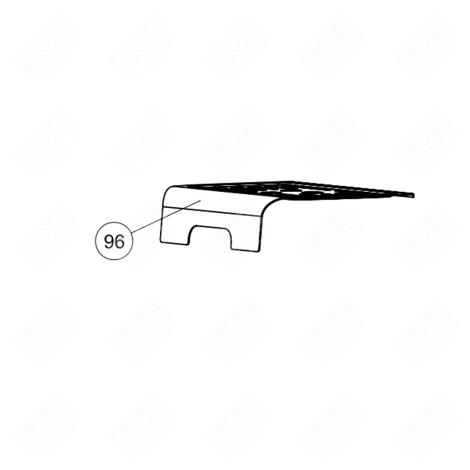 GRILLE (REPÈRE 96) CAFETIÈRE, MACHINE À CAFÉ - 9178014619, C00913309