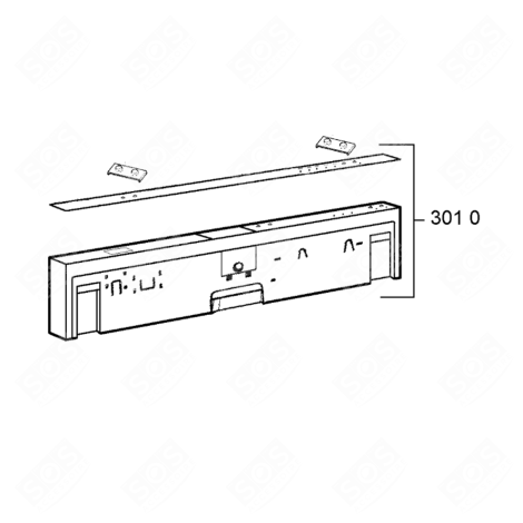 BANDEAU , ADG 9850 LAVE-VAISSELLE - 480140101997