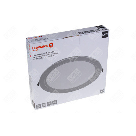 DL SLIM DN210 18W/3000K WT IP20 LEDVO D'ORIGINE LUMINAIRE - 4058075052345